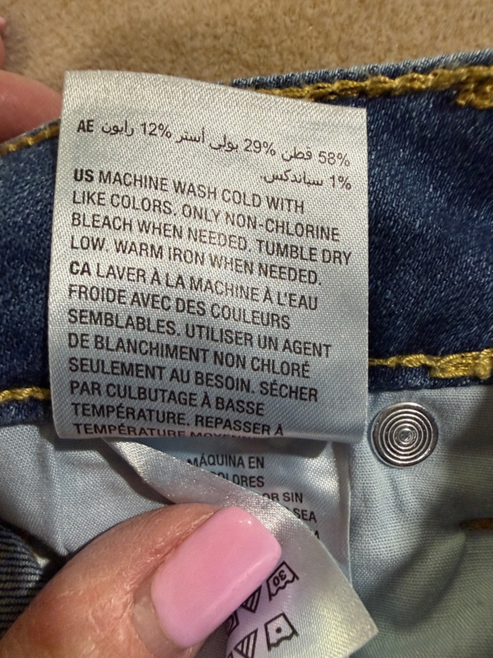 BNWT STYLE & CO. SHORT CURVY SKINNY MID-RISE SLIMMING POCKET JEANS IN SIZE 12S - Picture 10 of 16